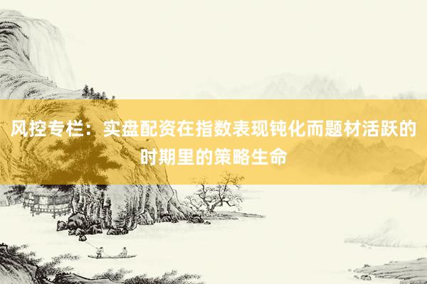 风控专栏：实盘配资在指数表现钝化而题材活跃的时期里的策略生命