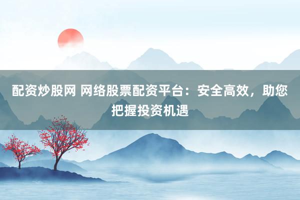配资炒股网 网络股票配资平台：安全高效，助您把握投资机遇